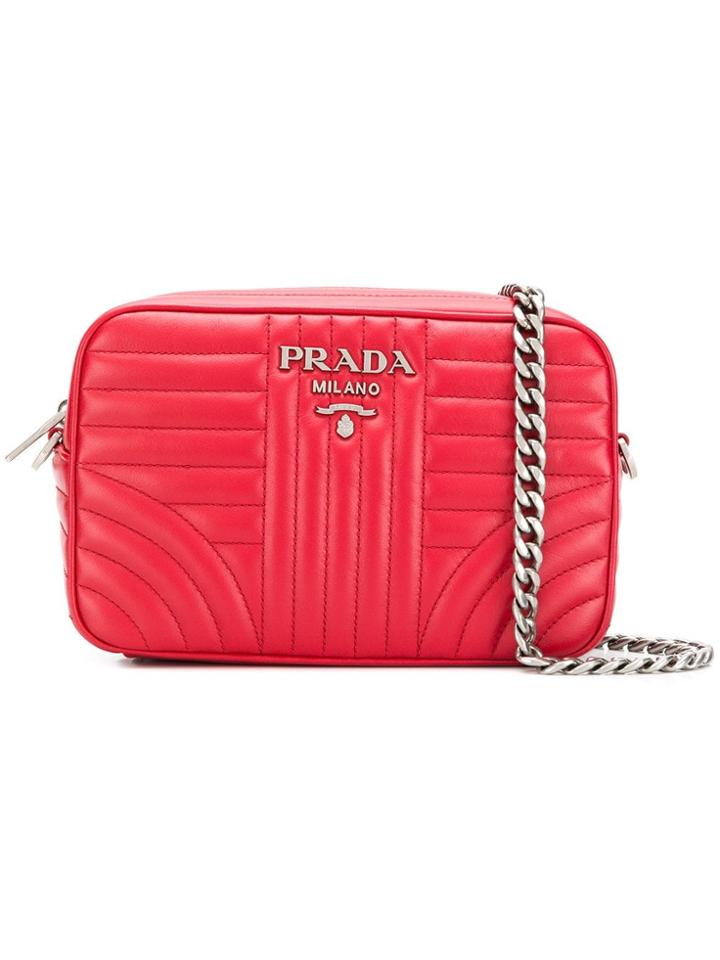 Prada Diagramme Bag - Red