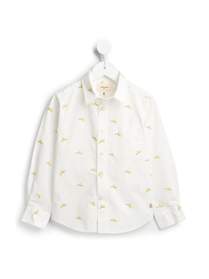 Bellerose Kids Banana Print Shirt