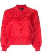 Comme Des Garçons Vintage Chinese Pattern Bomber Jacket - Red