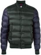 Moncler 'bradford' Varsity Jacket, Men's, Size: 4, Green, Feather Down/polyamide