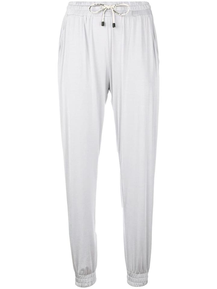 Pinko Drawstring Fitted Trousers - Blue