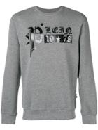 Philipp Plein Print Jersey Sweater - Grey