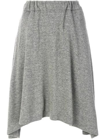 Issey Miyake Pre-owned Asymmetric Skirt - Grey
