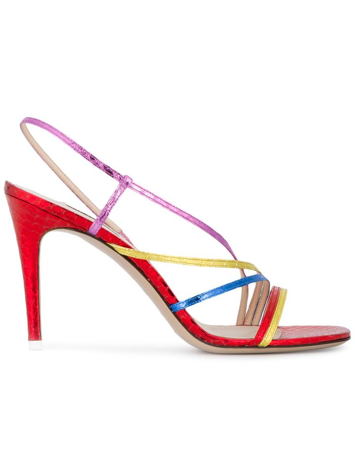 Attico Metallic Rainbow Baby 105 Sandals - Multicolour