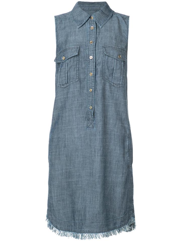 Trina Turk Shirt Shift Dress - Blue