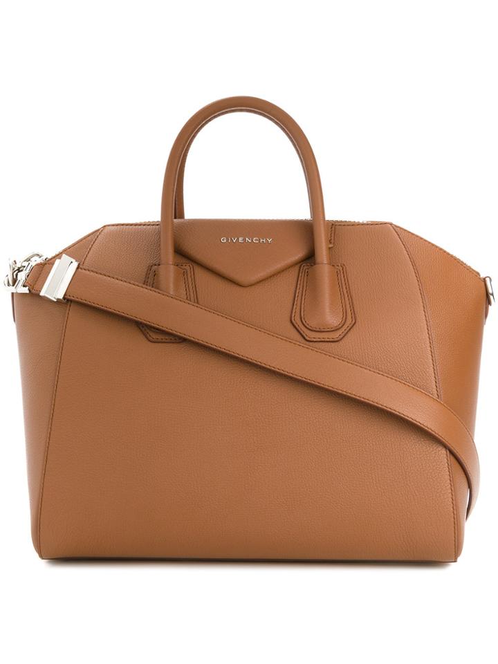 Givenchy Medium Antigona Bag - Brown