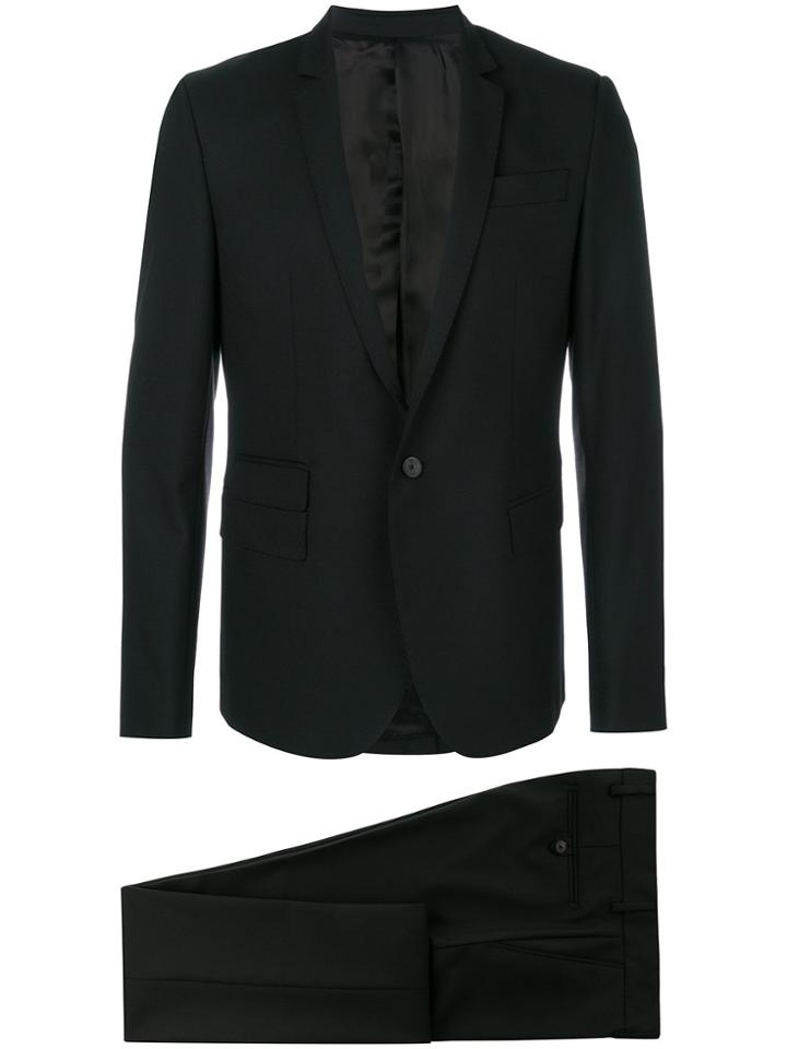 Les Hommes Classic Two Piece Suit - Black