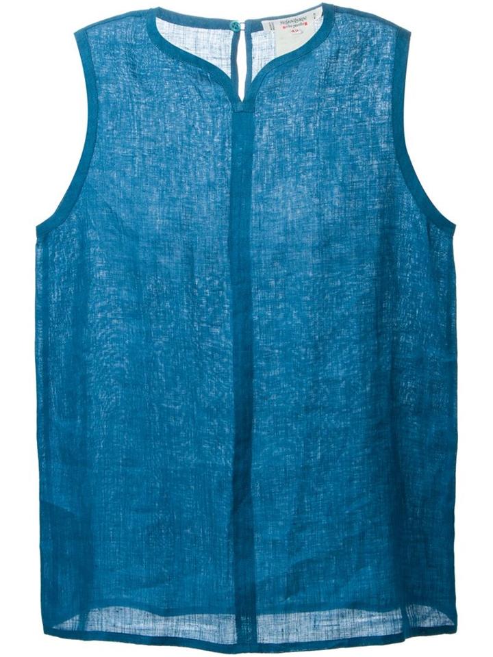 Yves Saint Laurent Vintage Sleeveless Blouse