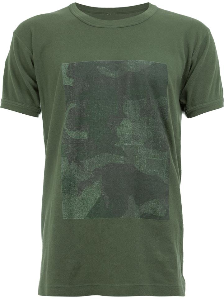 Myar Camouflage Box Print T-shirt - Green