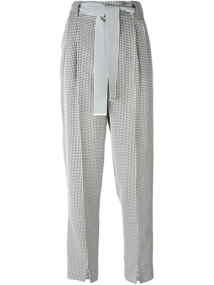 Armani Collezioni Tapered Patterned Trousers