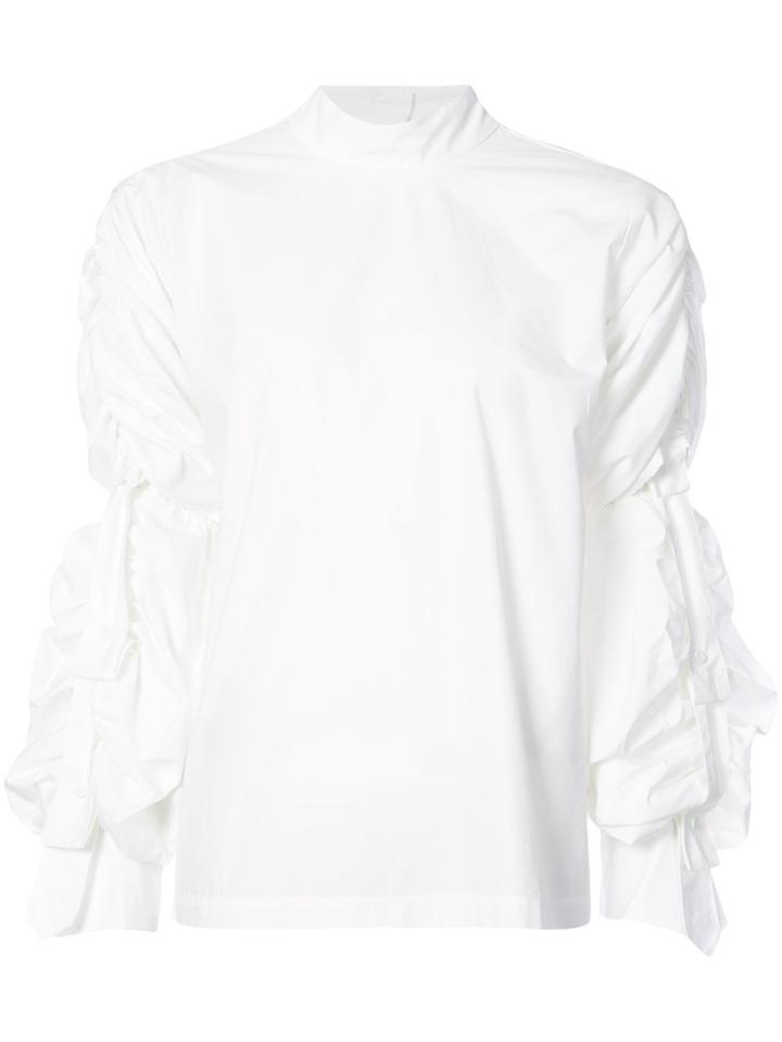 Silvia Tcherassi Puff Sleeved Blouse - White