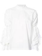 Silvia Tcherassi Puff Sleeved Blouse - White