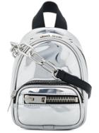 Alexander Wang Attica Mini Backpack Crossbody Bag - Metallic