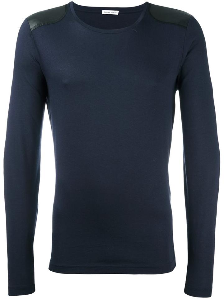 Tomas Maier Shoulder Patch Sweatshirt