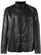 Drome Zip Up Jacket, Men's, Size: Medium, Black, Leather