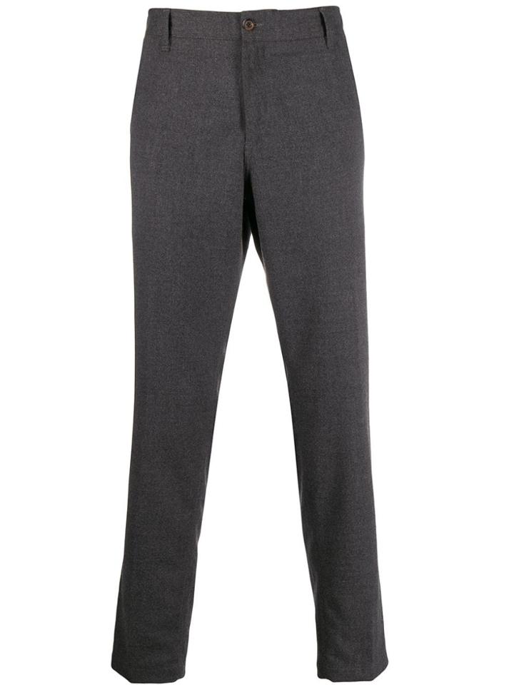White Sand Elasticated Waist Chinos - Grey