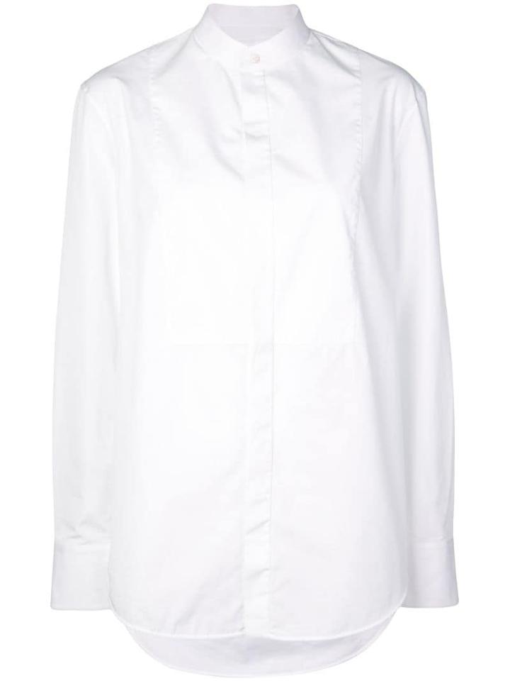 Wardrobe. Nyc Tailored Poplin Shirt - White