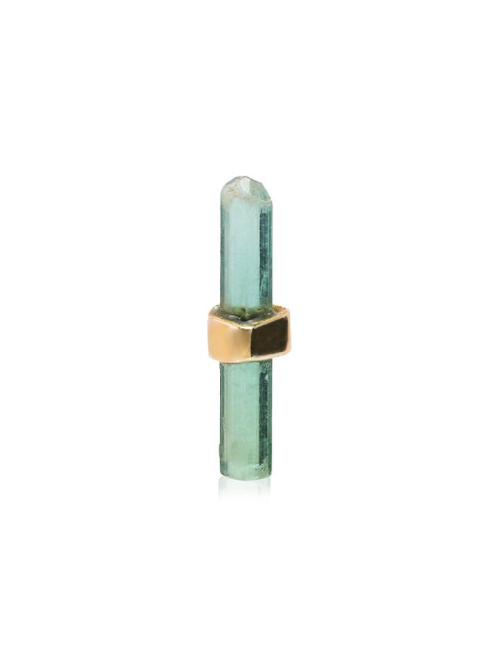 Jessie Western Tourmaline Stud Earring - Green