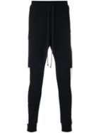 Lost & Found Rooms - Side Stripes Sweatpants - Men - Cotton - L, Black, Cotton
