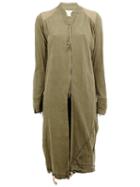 Greg Lauren Long Length Jacket, Women's, Size: 2, Green, Cotton