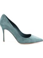 Sergio Rossi Godiva Pumps, Women's, Size: 39.5, Blue, Suede