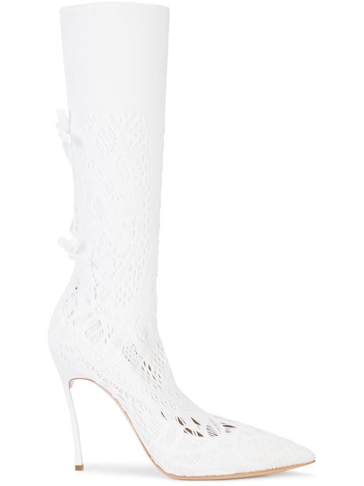 Casadei Marylin Boots - White