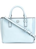 Tory Burch Robinson Tote, Women's, Blue, Leather