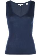 Vince Fitted Tank Top - Blue