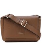 Furla - Foldover Adjustable Crossbody Bag - Women - Leather - One Size, Brown, Leather