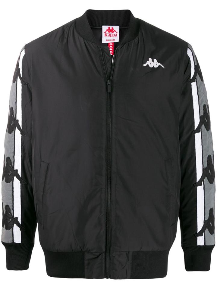 Kappa Authentic Brushi Bomber Jacket - Black