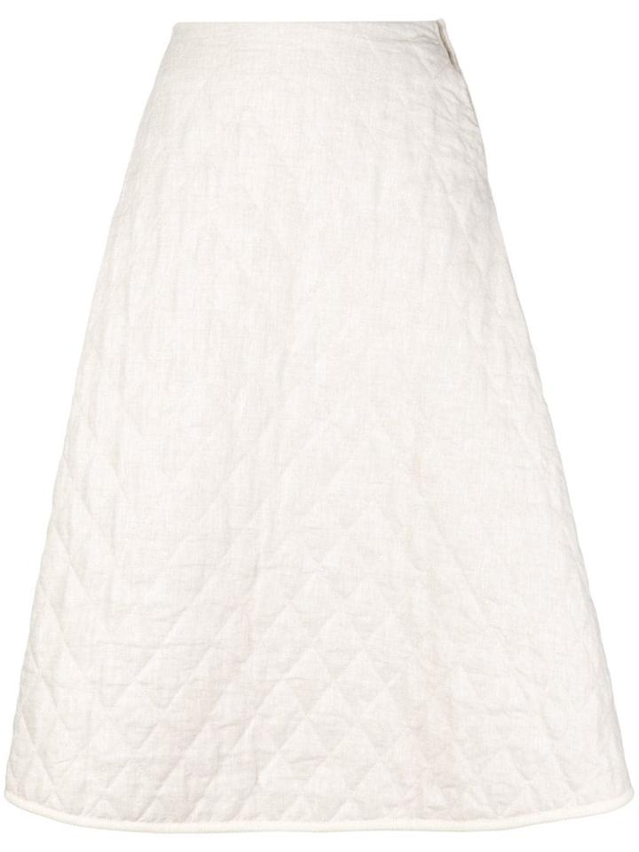 École De Curiosités A-line Midi Skirt - Nude & Neutrals
