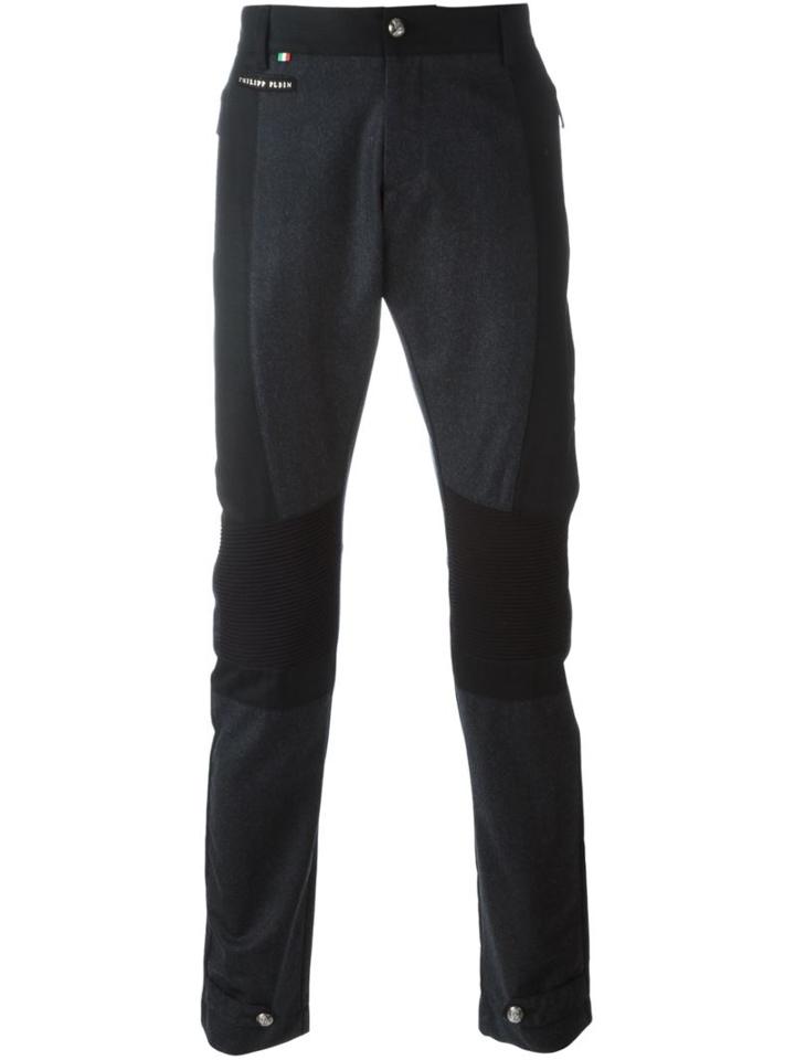 Philipp Plein 'hyper' Trousers, Men's, Size: 54, Black, Cotton/wool