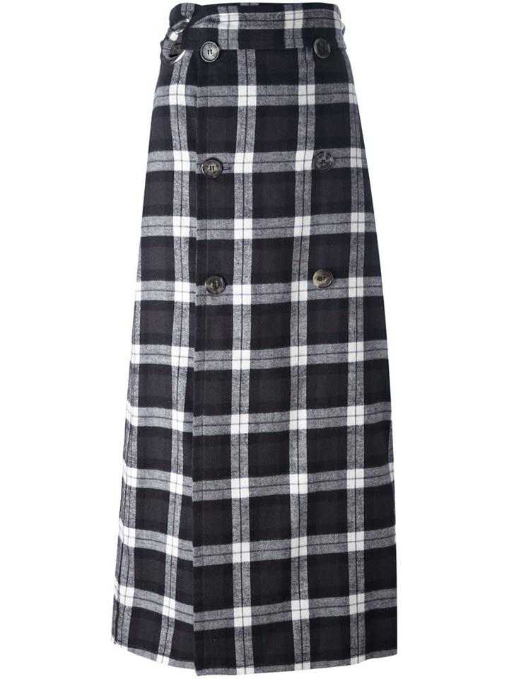 Each X Other Checked Skirt