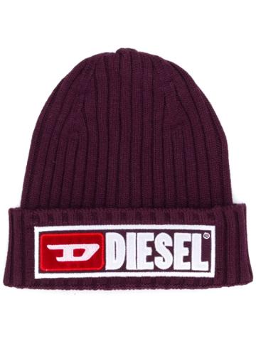 Diesel K-coder-b Beanie - Pink & Purple