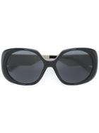 Versace 'rock Icon' Oversized Sunglasses, Women's, Black, Acetate/metal (other)