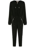 Michael Michael Kors Sporty Zip Jumpsuit - Black