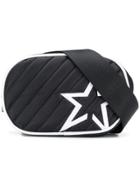 Perfect Moment Star Print Belt Bag - Black