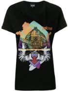 Just Cavalli Logo Graphic Print T-shirt - Black