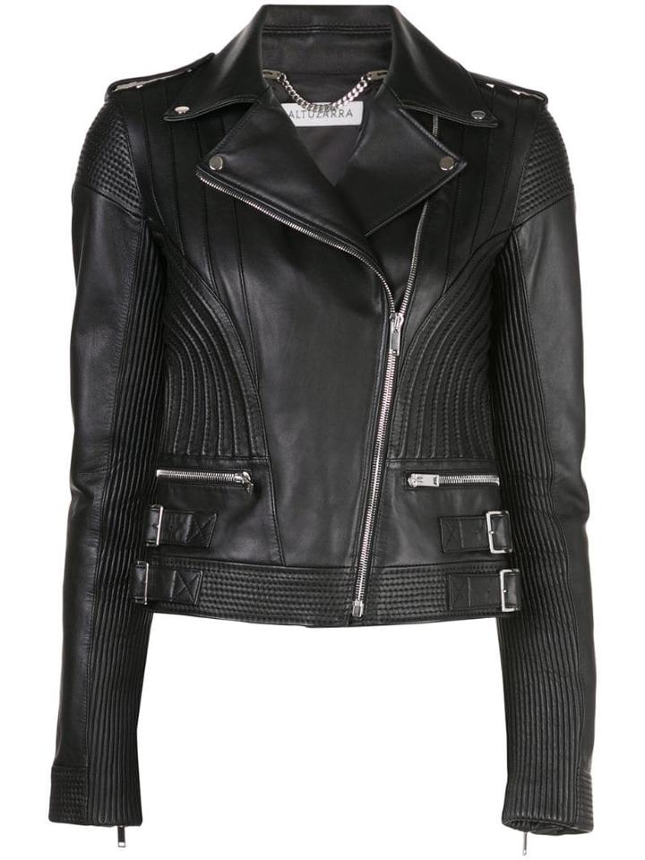 Altuzarra Earheart Biker Style Jacket - Black
