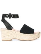 Dolce Vita Lesley Platform Sandal Espadrilles - Black