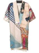 By Walid Patchwork Kimono Jacket - Multicolour