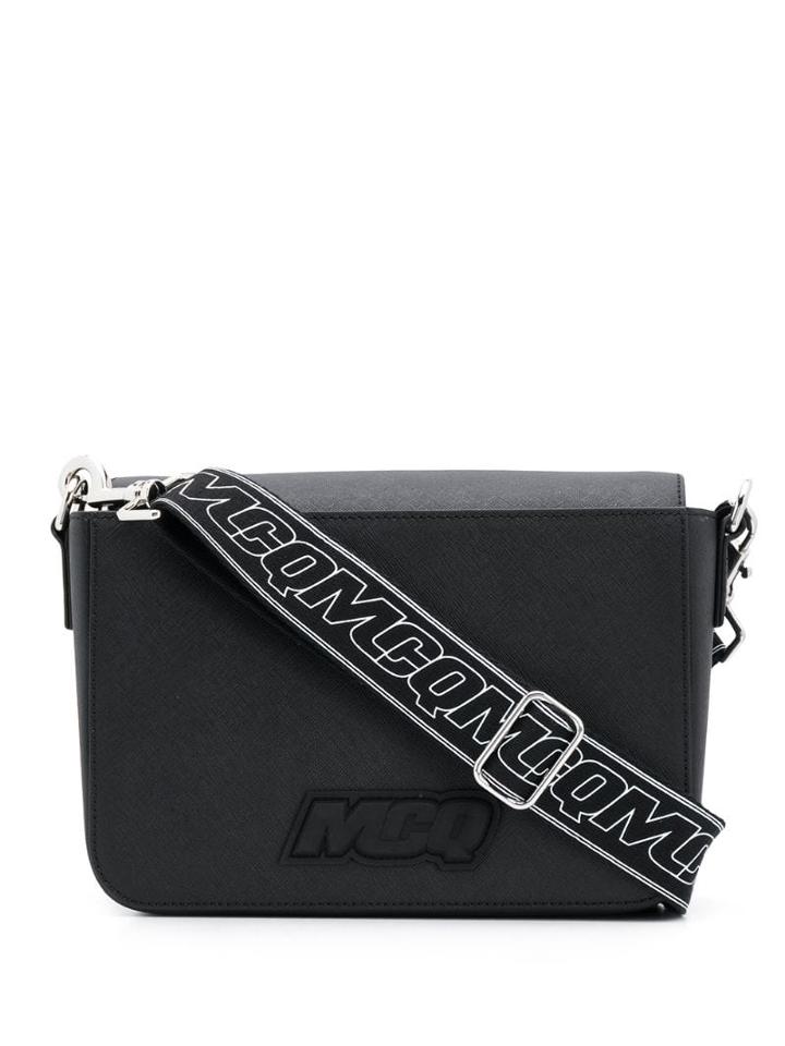 Mcq Alexander Mcqueen Logo Crossbody Bag - Black