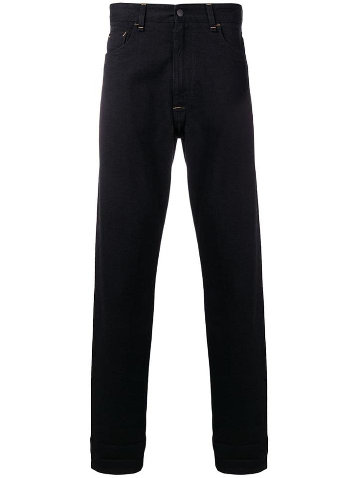 Fendi Straight Leg Jeans - Black