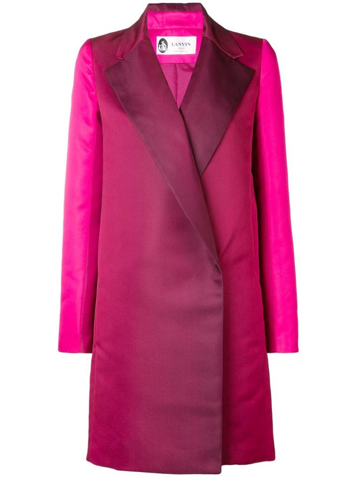 Lanvin Krista Kim Degradé Coat - Pink & Purple