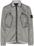 Stone Island Zip-front Shell Jacket - Grey