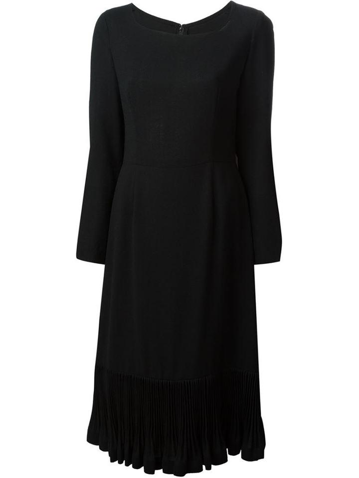 Lanvin Vintage Pleated Hem Dress