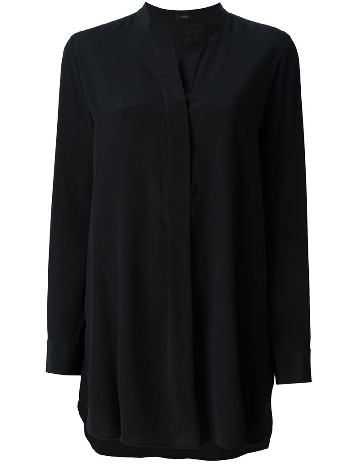Joseph Band Collar Blouse