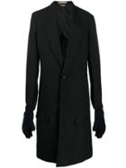 Comme Des Garçons Homme Plus One-button Long Coat - Black