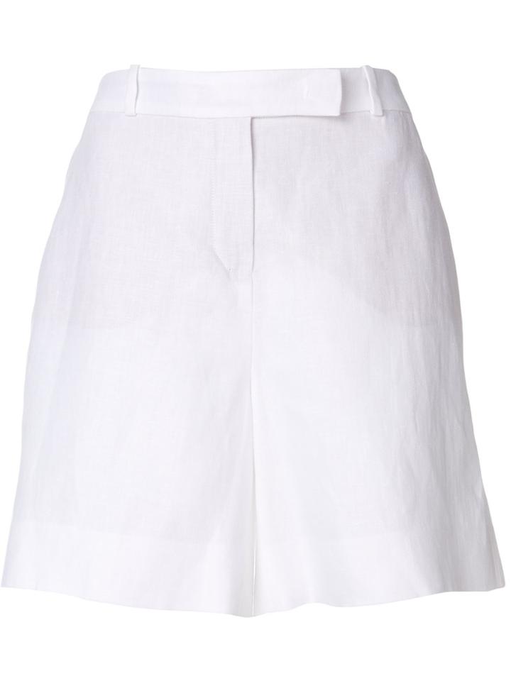 Loro Piana High Waisted Shorts - White