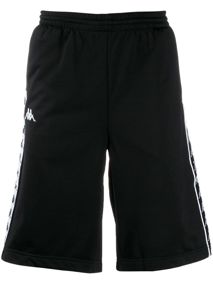 Kappa Side Logo Track Shorts - Black